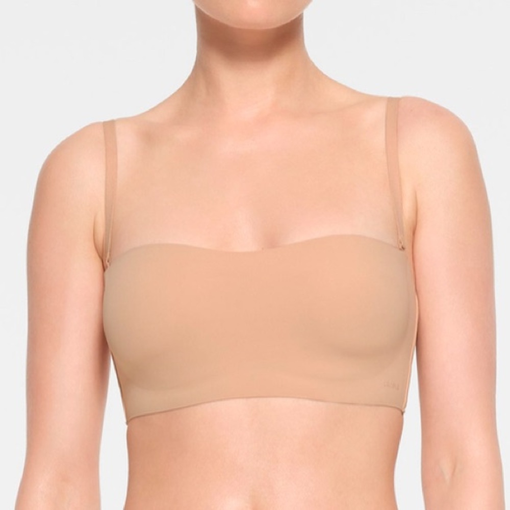 SKIMS *NWT NAKED BANDEAU BRA | COLOR: CLAY | SIZE: L-DD